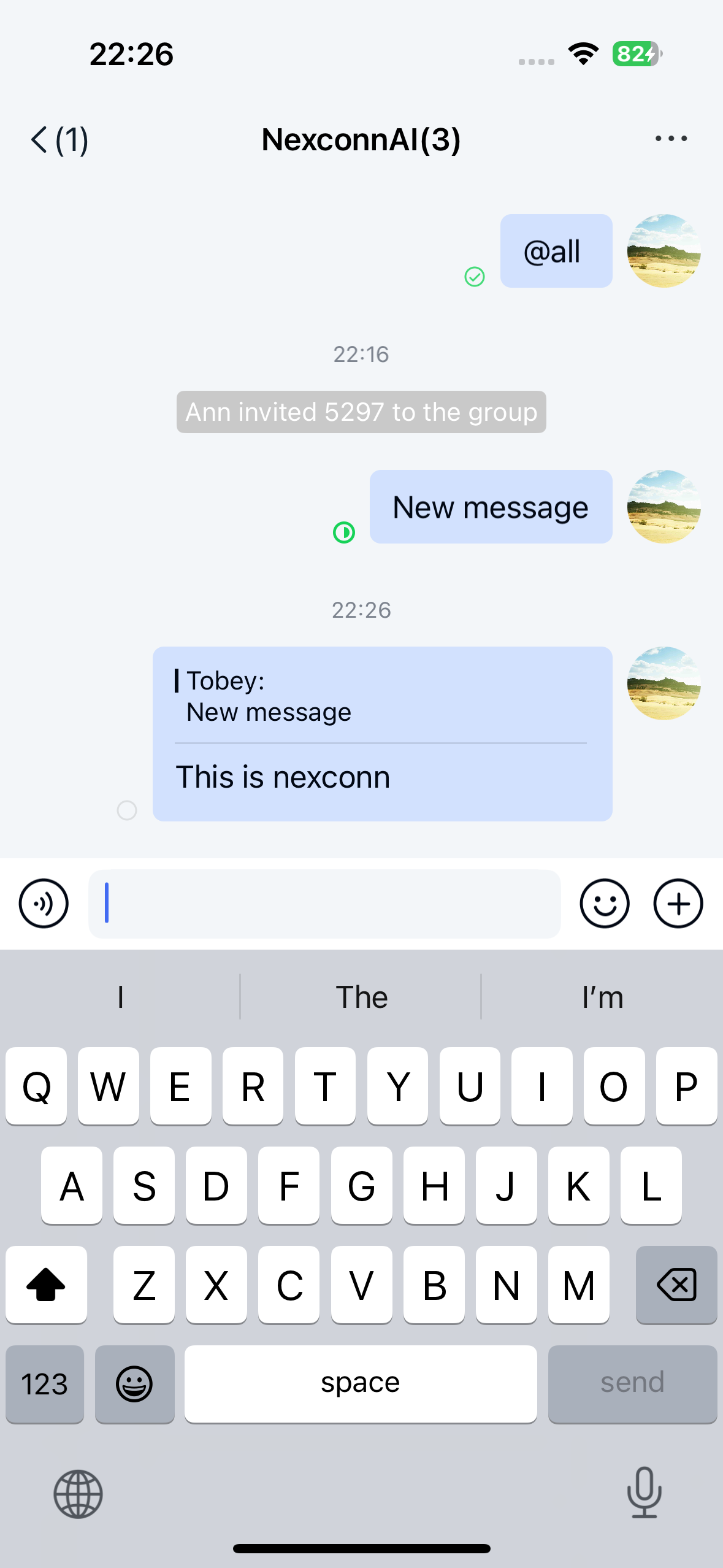 Message reference